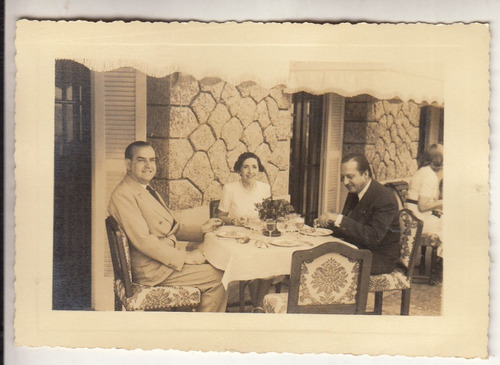 1940 Fotografia Real Cena En Parque Guinle Rio De Janeiro 