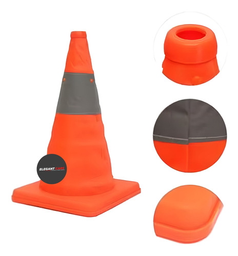 Cono De Emergencia Plegable 70cm