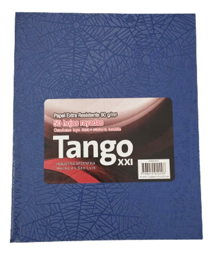 Cuaderno Tango Xxl Tapa Dura Araña Nro3 (tipo Abc) X50hjs 