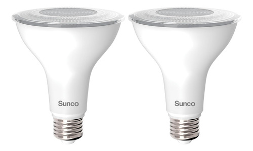 Sunco - Paquete De 2 Bombillas Led Par30, 1200 Lumenes De Al