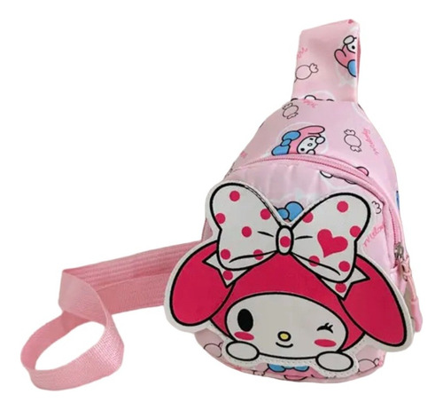 Bandolera Hello Kitty Y Sus Amigos Carita Para Niñas