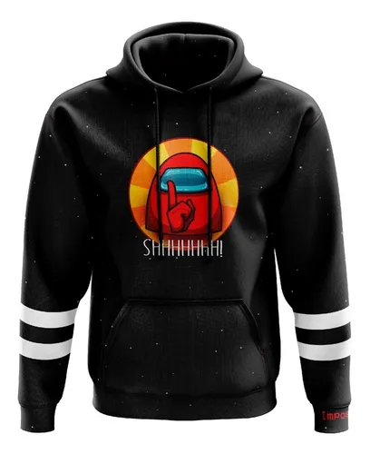 Among us black hoodie hotsell