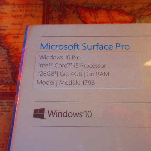 Imagen 3 de 4 de Surface Pro 12.3 I5 7ma Gen 128gb Ssd 4gb Fjt-00001 2017