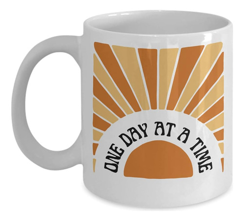 Tómalo Un Día A La Vez - Taza | Hogar Moderno De Mediados De