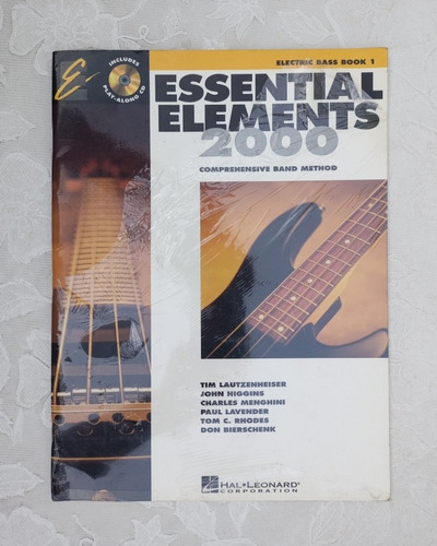 Essential Elements 2000 Electric Bass Techniques Bajo Con Cd