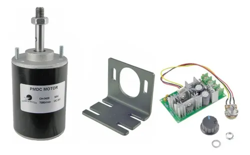 Motor De Imán Permanente 24 V 7000 Rpm Con Controlador De Ve | Meses ...