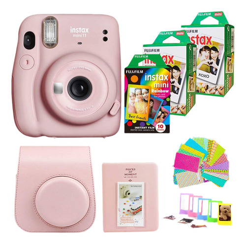 Fujifilm Instax Mini 11 , Blush Pink Con Accesorios