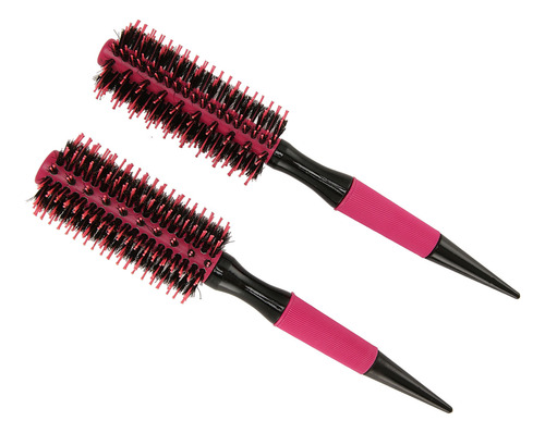 Cepillo Redondo Para Peinar El Cabello, 2 Piezas, Mango Ergo