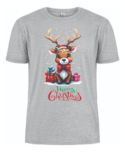 Camisetas Navidad Reno Venado Merry Christmas Hms 