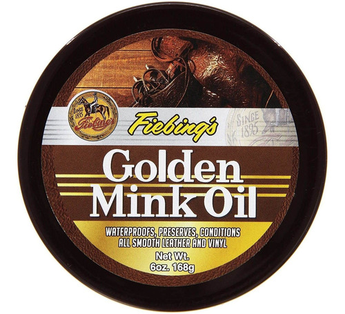 Preservador De Cuero Fiebings Golden Mink Oil 170g 