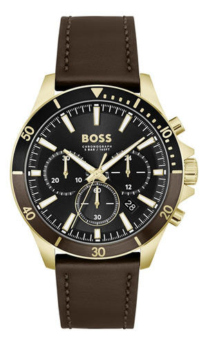 Reloj Hugo Boss Hombre Cuero 1514100 Troper Cronógrafo