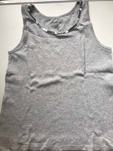 Musculosa Nena Old Navy Con Lentejuelas Talle 8