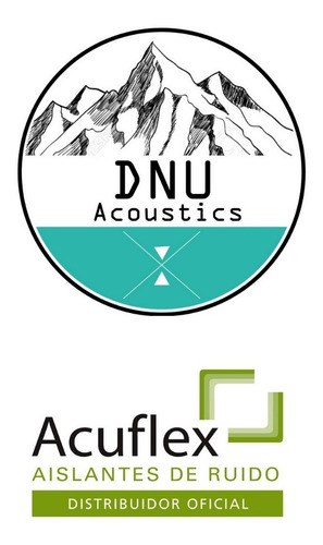 Pack X 5 U Panel Acústico Acuflex Alpine 50x50x3 Cm
