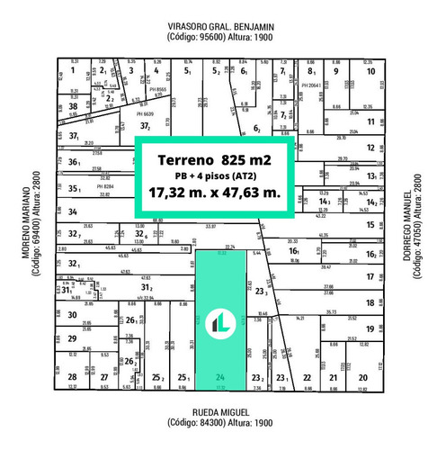 Imagen 1 de 3 de Terreno Venta Para Constructoras