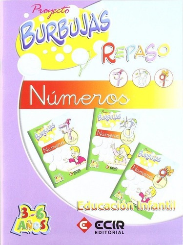 Cuaderno Repaso Numeros 7-8-9 Burbujas Ecimat09ei - Aa.vv&,,