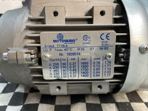 Motovario T71b-4, T71b4, Motor Reducer, Shipsameday Ggj