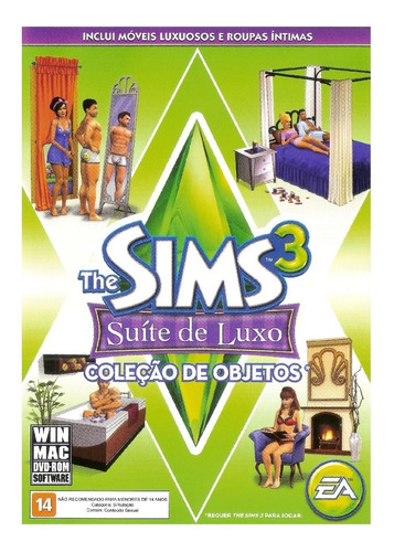 Jogo Expansao The Sims 3 Suíte De Luxo Para Pc Midia Fisica