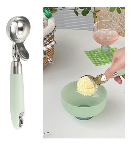 Socada De Helado, Scooper De Helado De Acero Inoxidable Con