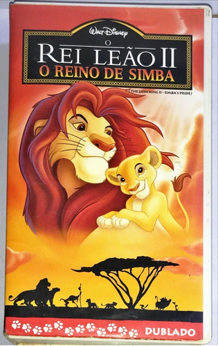 Vhs - O Rei Leão 2 - O Reino De Simba - Dublado