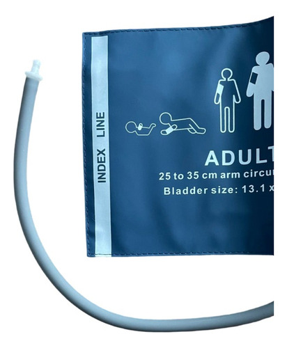 Brazalete Pani Reusable Adulto, 1 Vía,conector Plastico Bp13