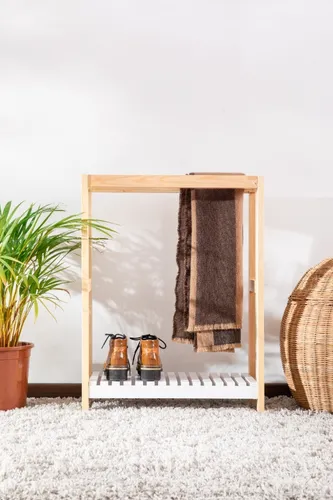 Perchero triangular de madera sale