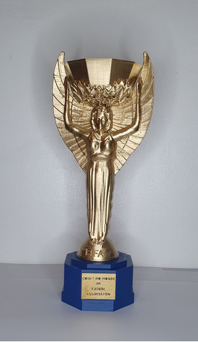 Copa Jules Rimet Tamaño Real 37cm 3d Año 1930-1970