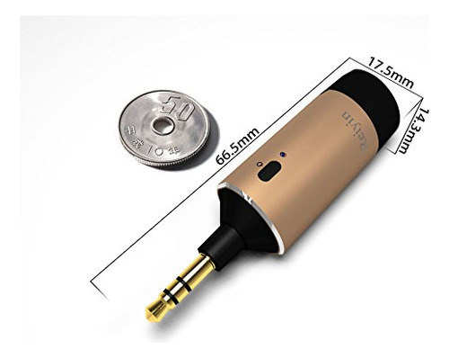 Adaptador De Audio Reiyin Wt-01 Bluetooth 4.1, Tren Inalámbr