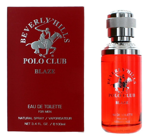 Edt 3.4 Onzas Bhpc Blaze Por Beverly Hills Polo Club Para