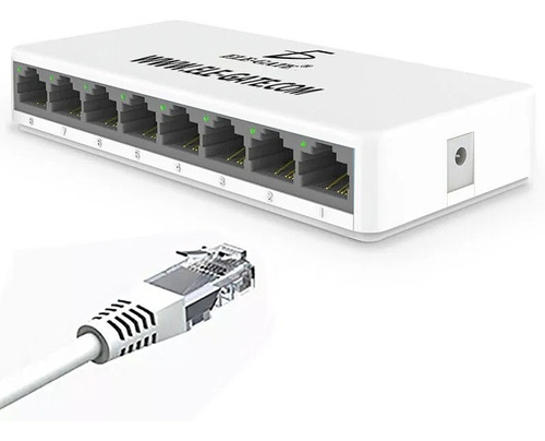 Internet Switch Ethernet 8 Puertos Red 10/100m