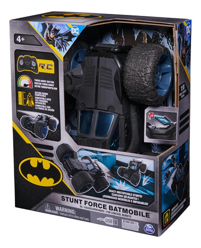 Batimóvil Batman Stunt Force Auto De Control Remoto 