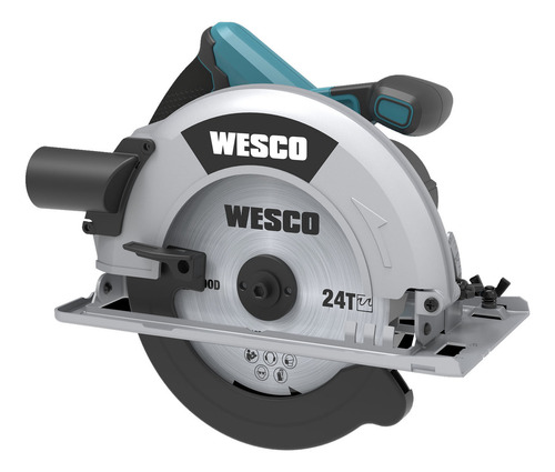 Serra Circular 1400w 65mm 127v Com Disco E Acessorios Wesco