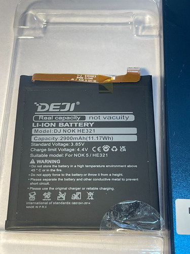 Bateria Repuesto Para Nokia 5.1 He321 2900mah