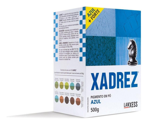 Pigmento Po Xadrez Azul 500g  67652
