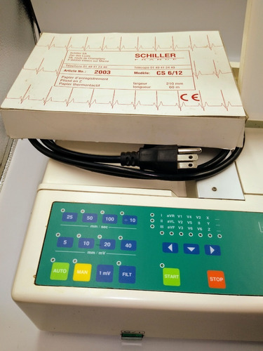Electrocardiografo Schiller, Ca-6340-baar, C/papel (usado)