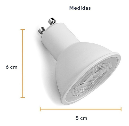 Foco Led Inteligente Gu10 5w, Wifi- Alexa Y Google Assistant
