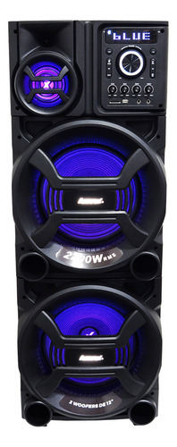 Caixa Som Amplificada Bluetooth 2200w Rms Usb 2 Microfone