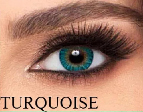 Lentes de online contacto color turquesa