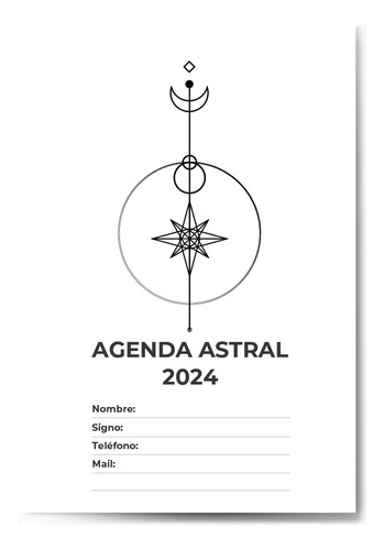 Agenda Astral 24 Pdf Para Coser Y Anillar Imprimible Pdf 