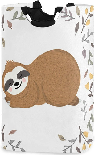 Cute   Sloth Animal Cesto Para La Colada De Gran Capaci...