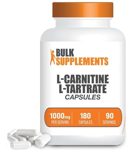 Bulk Supplements | L-carnitina L-tartrato | 1000mg | 180 Cáp