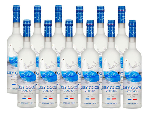 Pack De 12 Vodka Grey Goose 750 Ml