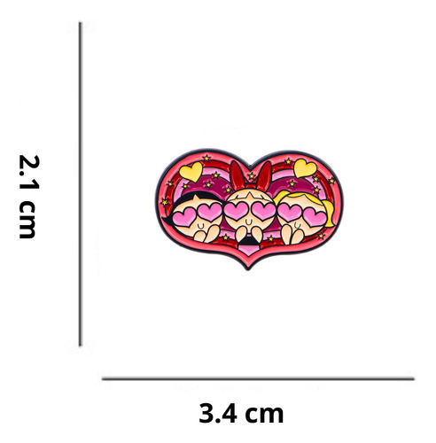 Pin De Corazón Las Chicas Superpoderosas