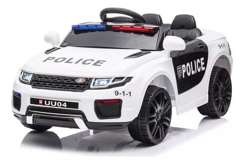 Automovil a batería para niños Urideon BMW X5  color police blanco 