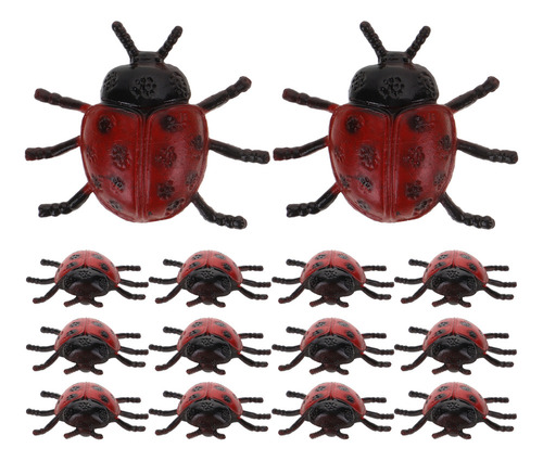 Nuevo 30 Piezas De Juguetes Falsos De Mariquita. Modelos