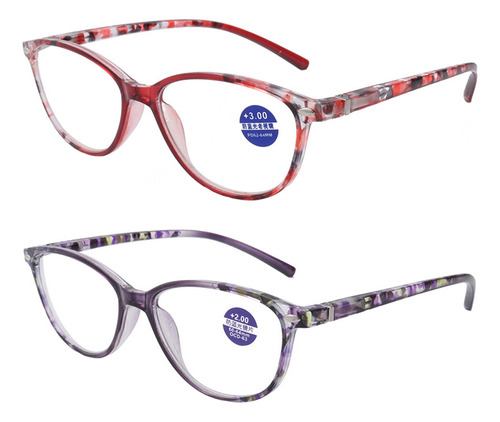 Gafas De Lectura Blue Light Para Computadora, Primavera, 2 U
