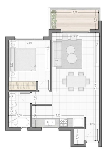 Imagen 5 de 6 de Departamento En Venta En San Miguel