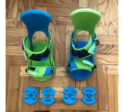 Snowboard Fijaciones Infidel L C/ Discos, Tornillos Y Correa