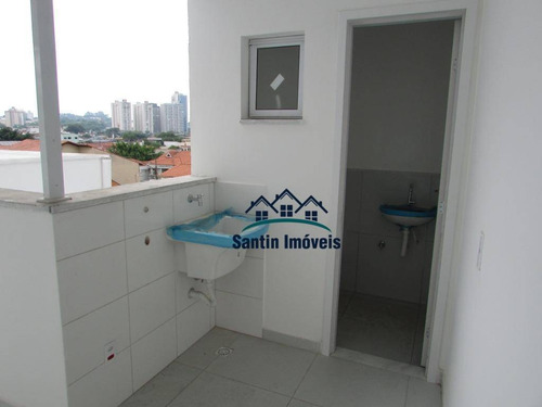 Cobertura Com 2 Dormitórios À Venda, 92 M² Por R$ 440.000,00 - Vila Scarpelli - Santo André/sp - Co0575