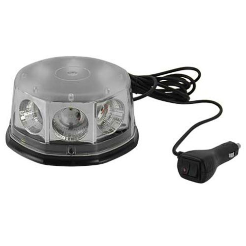 Luz Led Cob Policial Iman 10func 12-24v 48w 33cm Azul Led-81