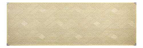 Tapete Passadeira Sisal Cozinha Corredor 1,80 M Comprimento x 66 CM Largura Antiderrapante Lavável Lancer